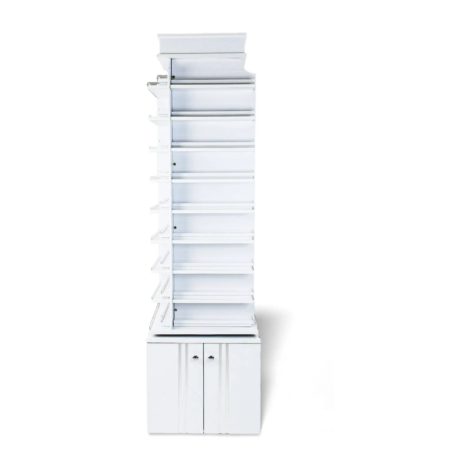 SONOMA 360 Degree Swivel Polish Display Shelf (Double Shelves)