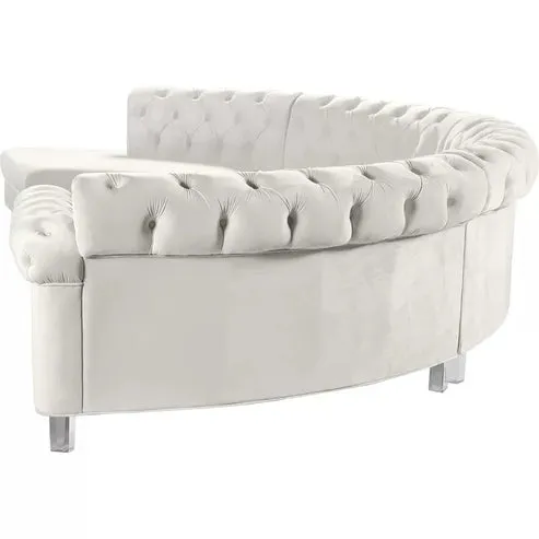 Spencer U Shape 6 Seater Fabric Sofa Set