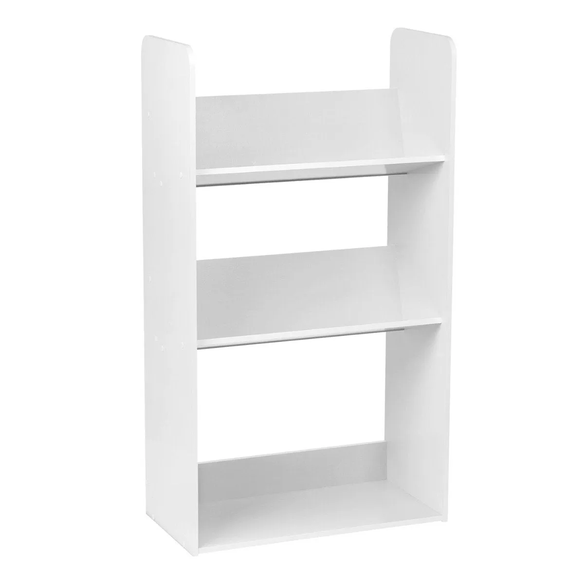 3-Tier Tilted Book Shelf Rack – Modern Space-Saving Display Organizer