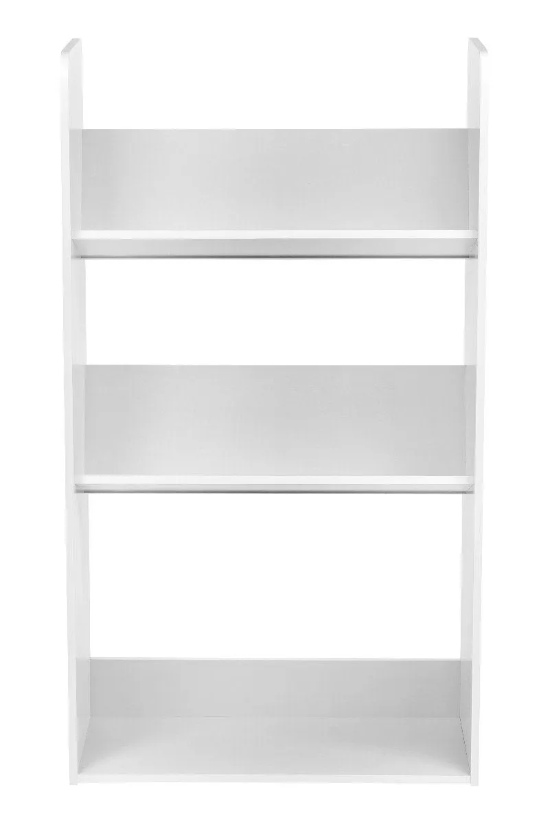 3-Tier Tilted Book Shelf Rack – Modern Space-Saving Display Organizer