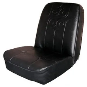 Traveller Mid Back Step Van Seat in Black Vinyl