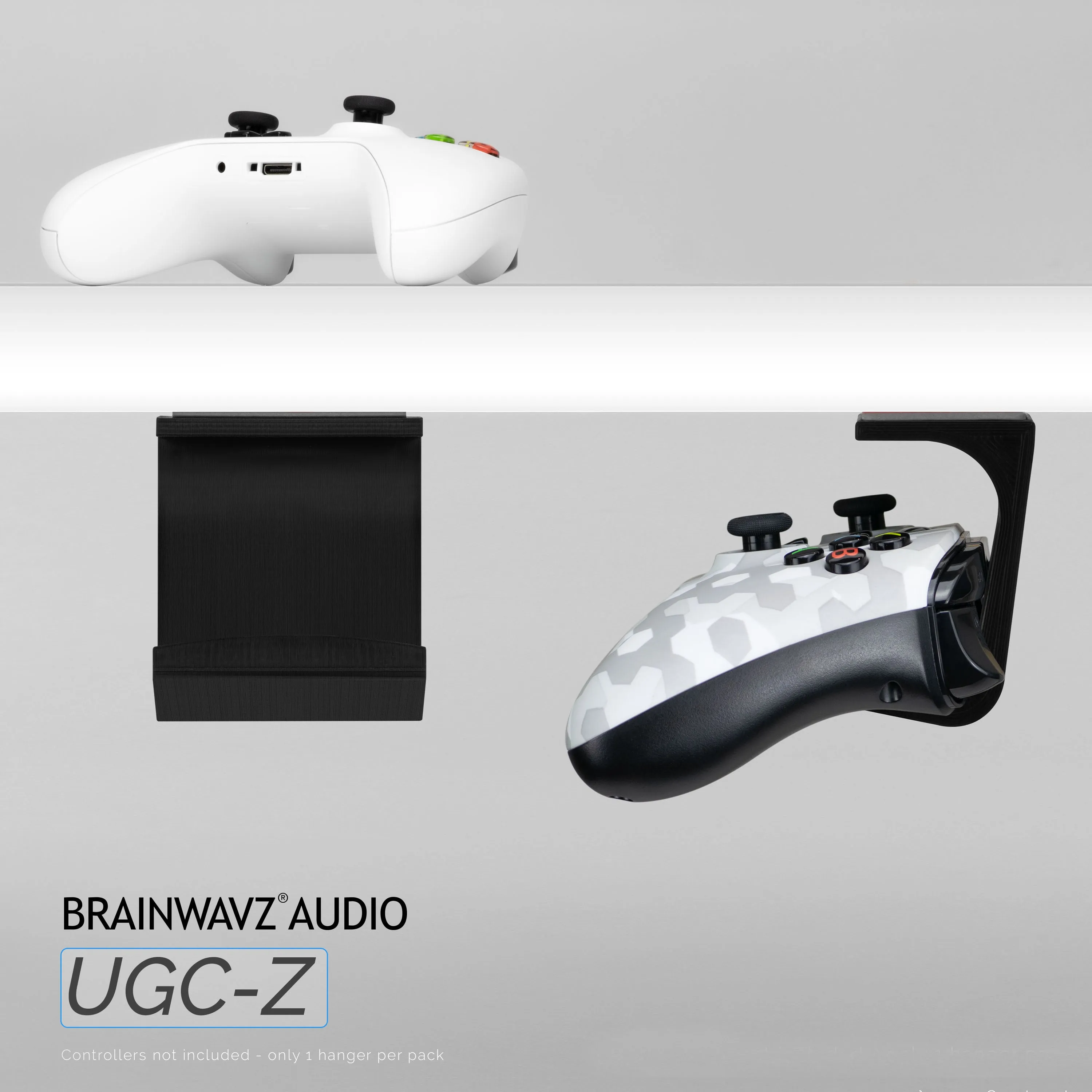 UGC-Z - Under Desk Universal Game Controller Holder Mount