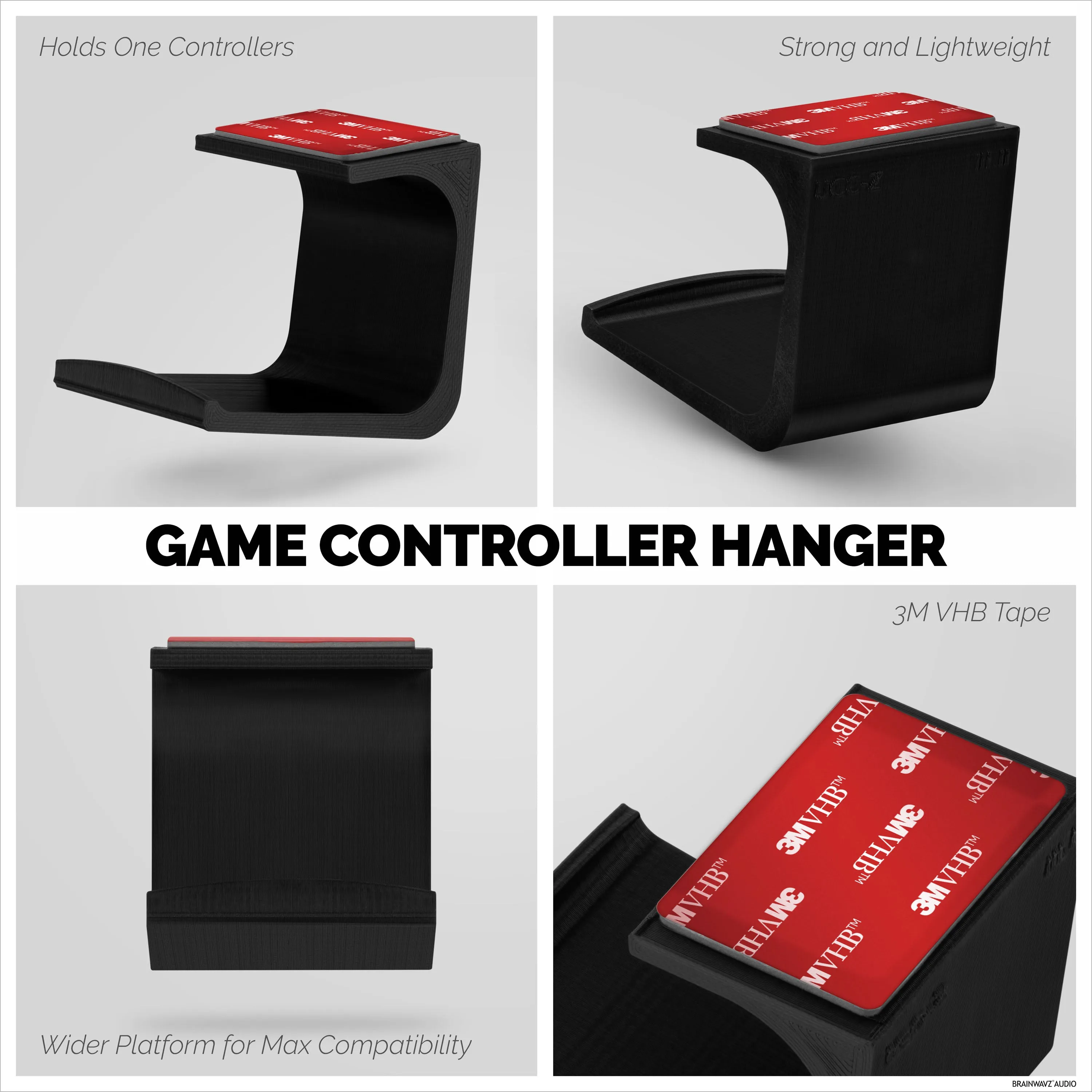 UGC-Z - Under Desk Universal Game Controller Holder Mount