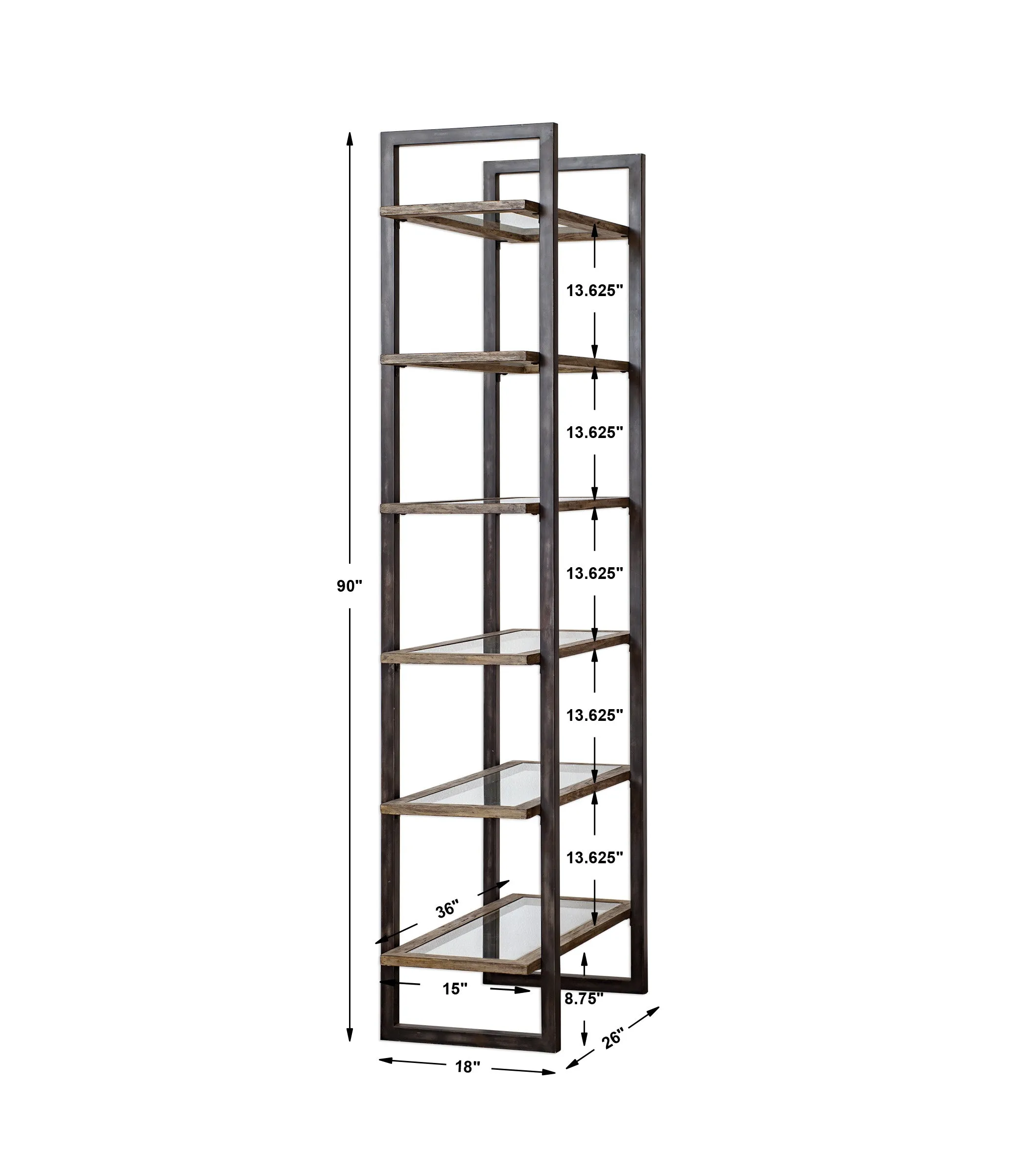 Uttermost Olwyn Industrial Etagere