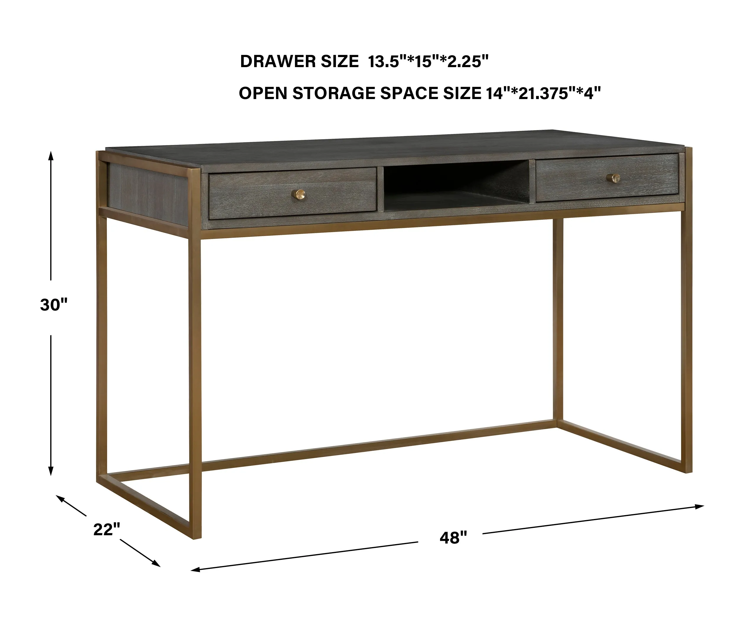 Uttermost Taja Modern Writing Desk