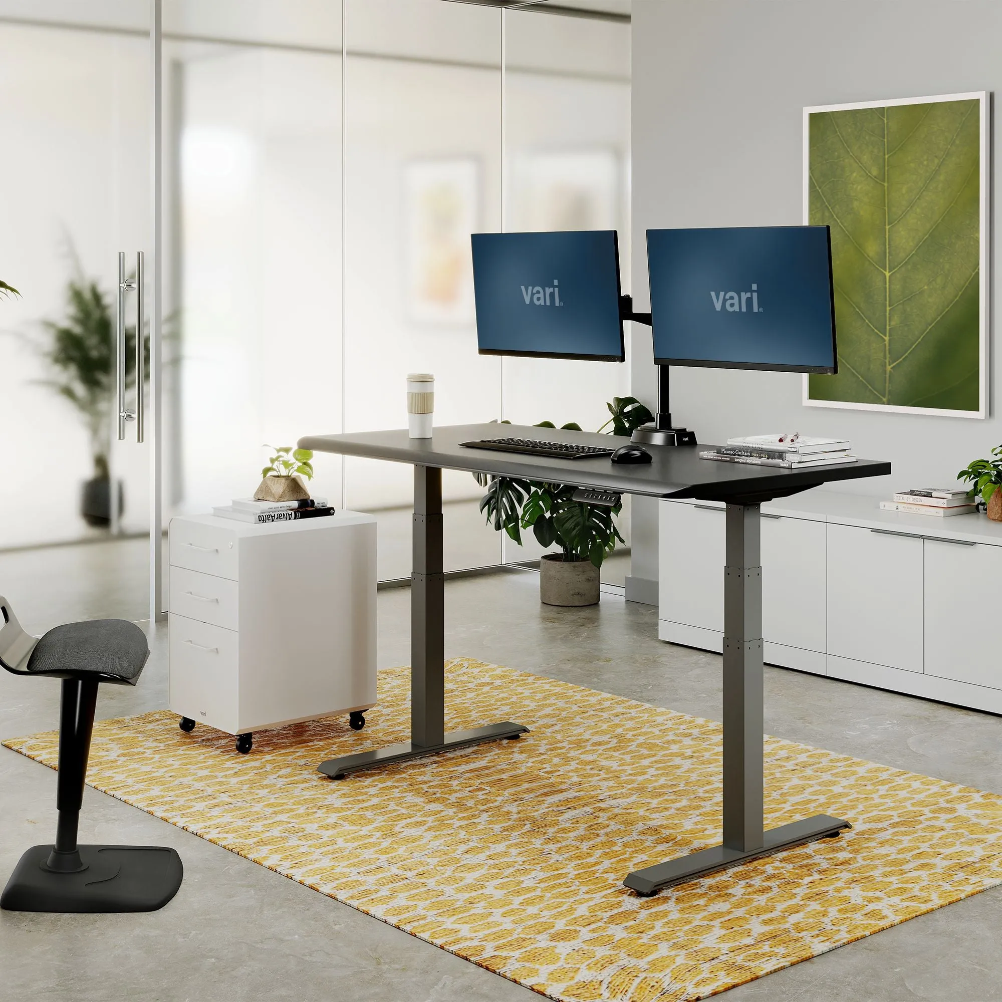 Vari® Electric Standing Desk 60x30 with Comfort Edge™