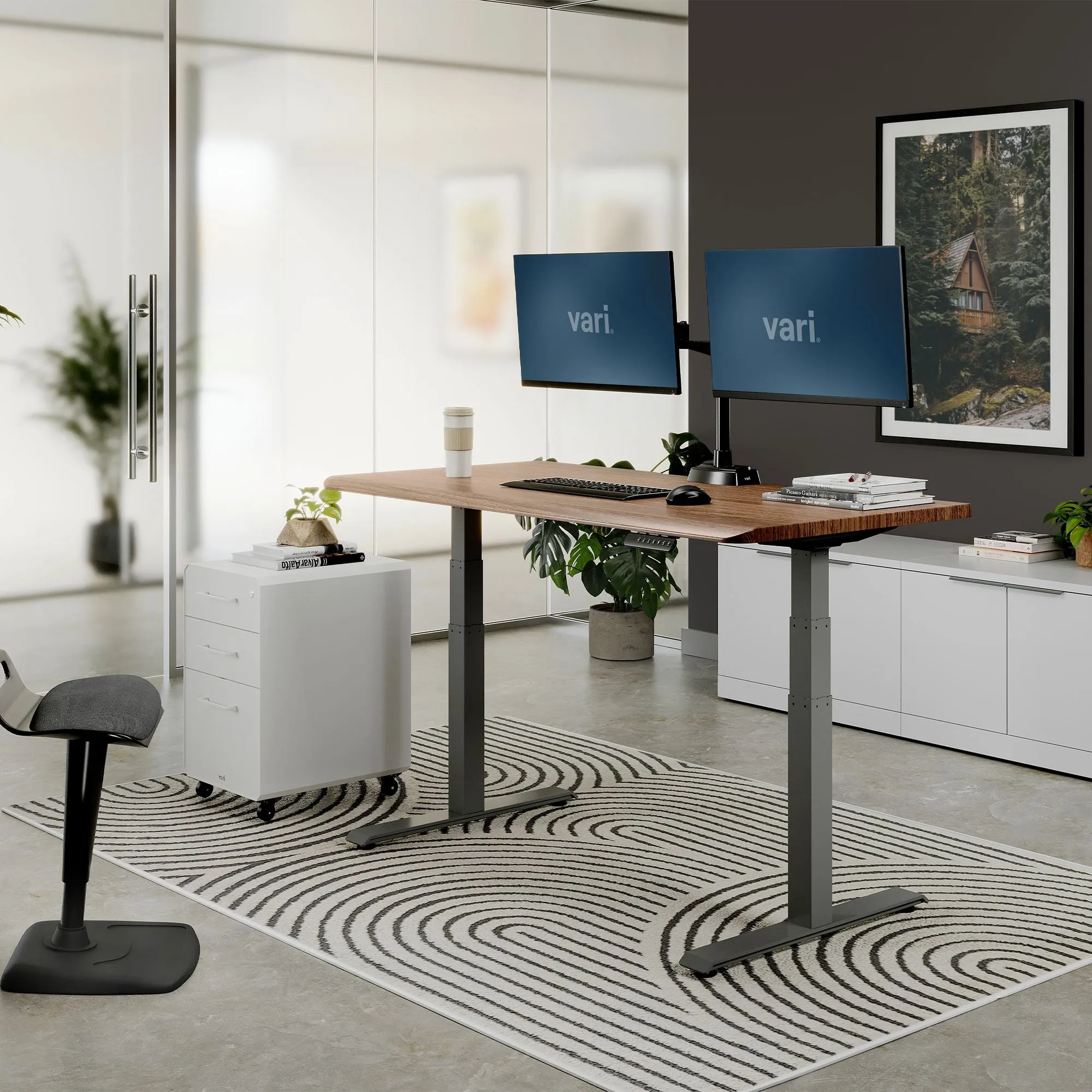 Vari® Electric Standing Desk 60x30 with Comfort Edge™