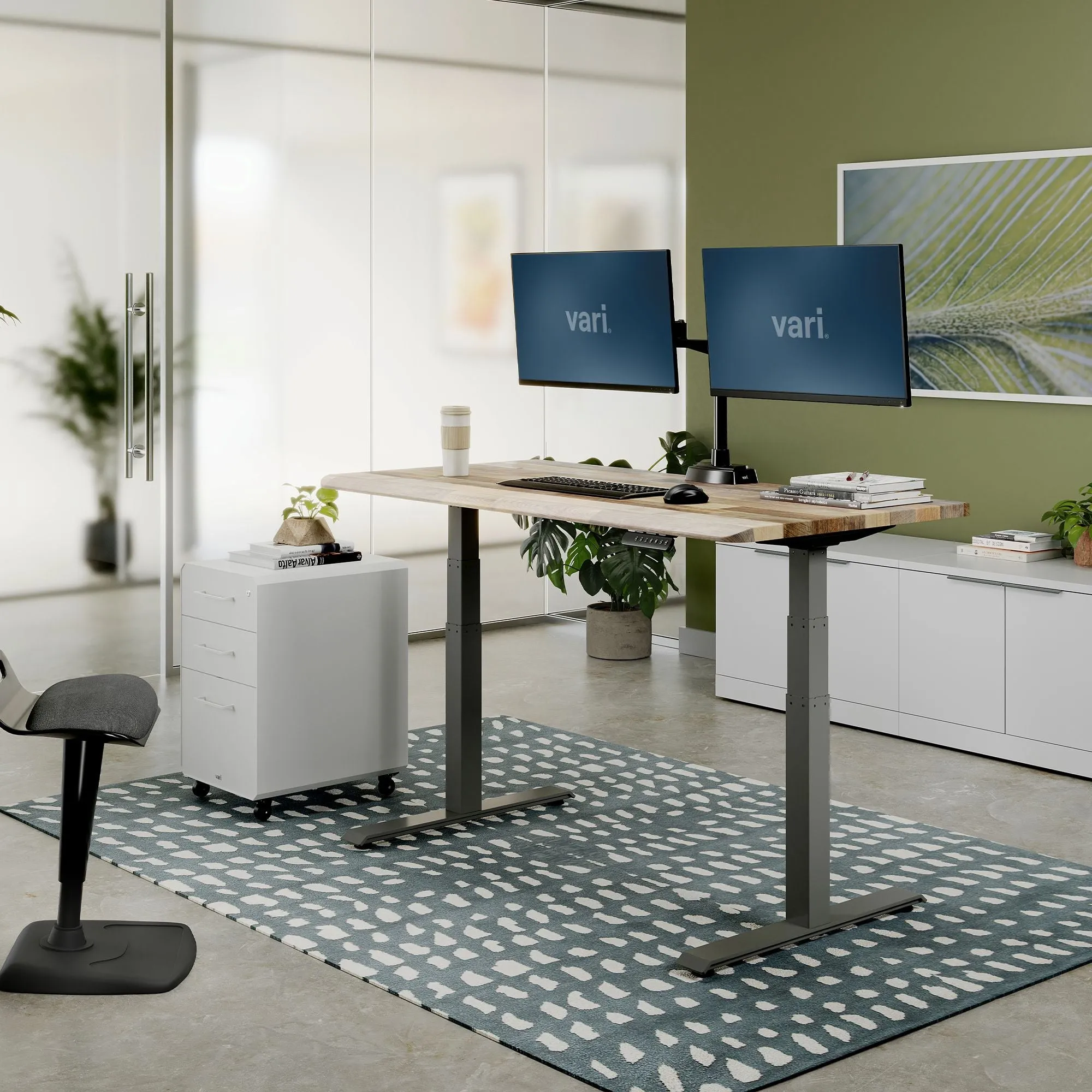 Vari® Electric Standing Desk 60x30 with Comfort Edge™