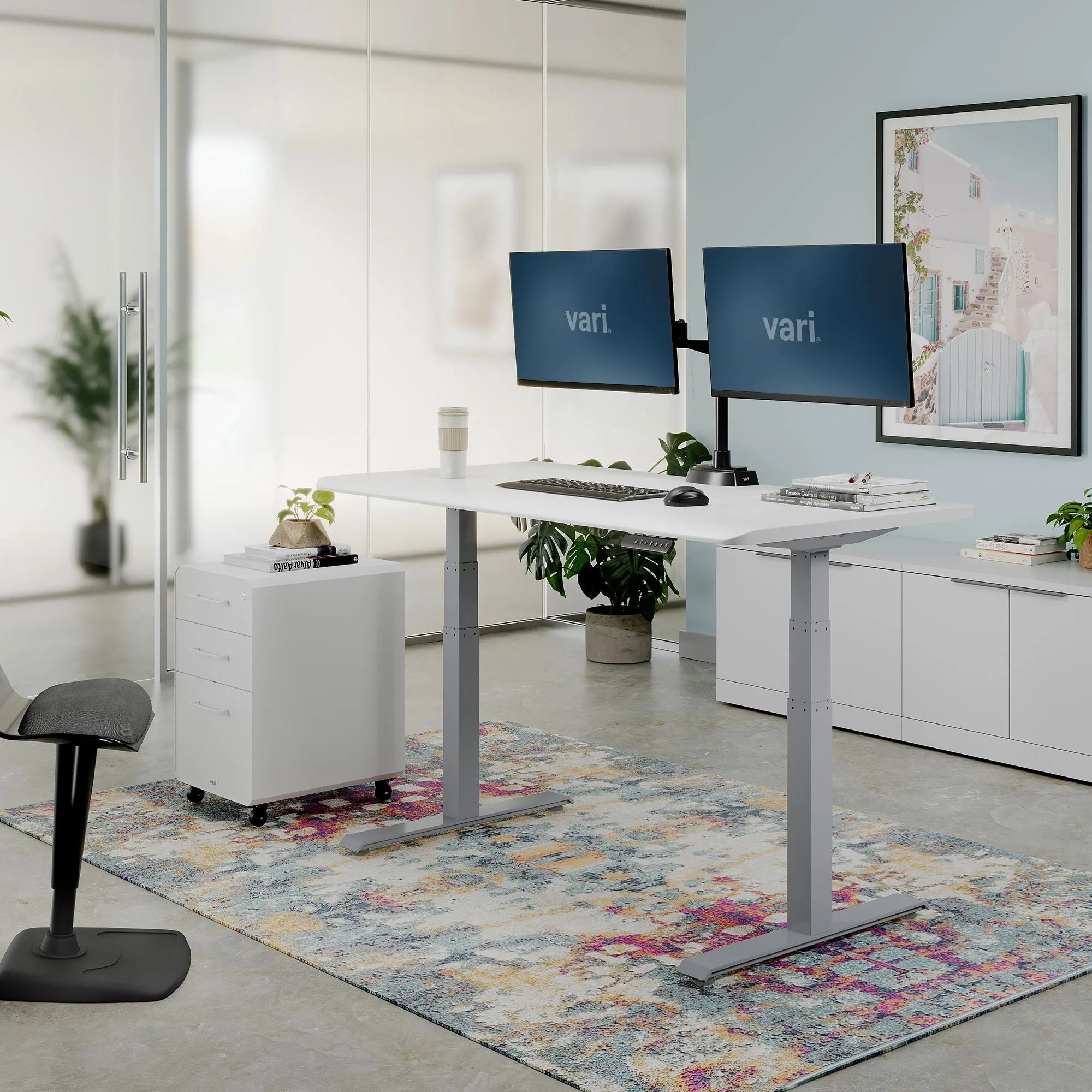 Vari® Electric Standing Desk 60x30 with Comfort Edge™