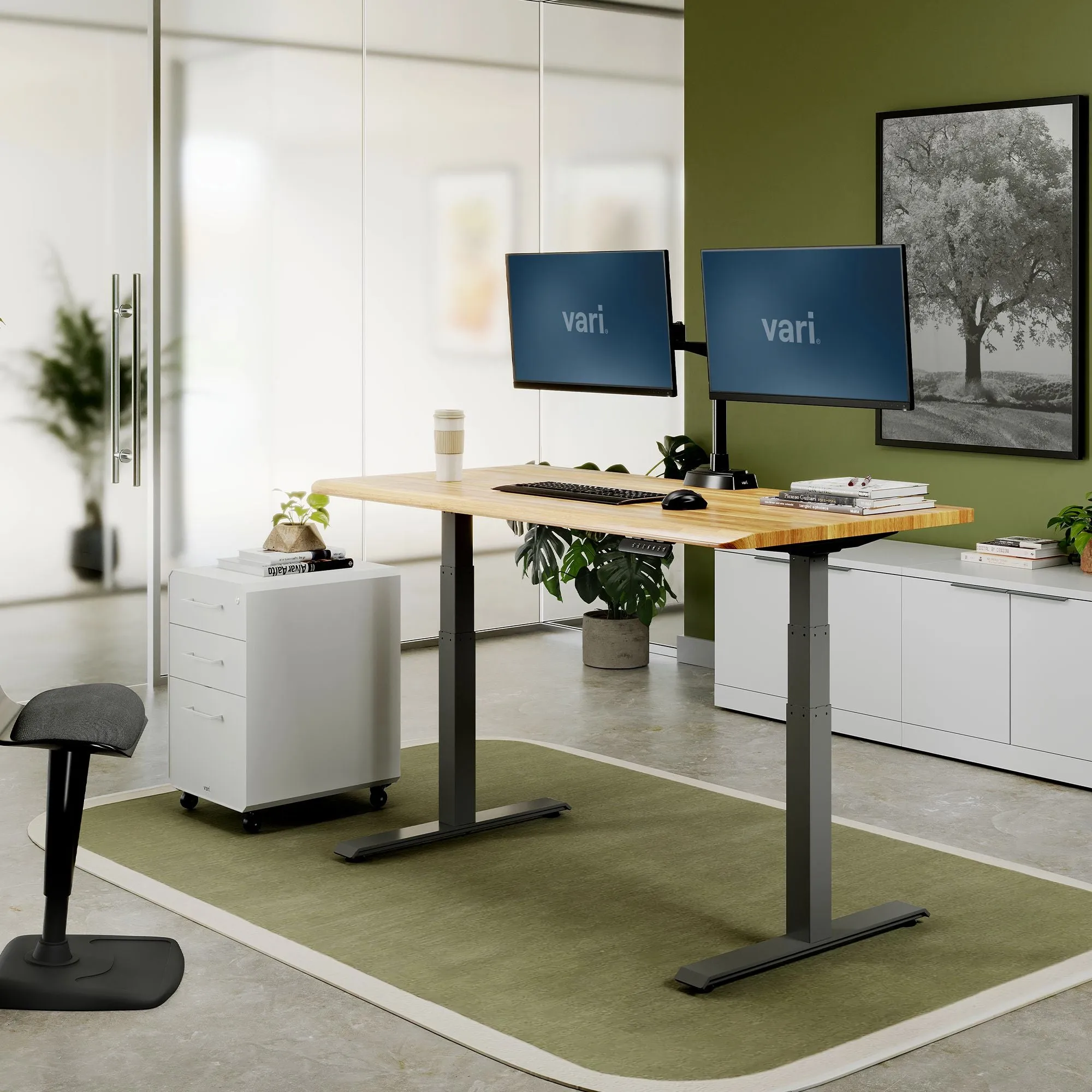 Vari® Electric Standing Desk 60x30 with Comfort Edge™