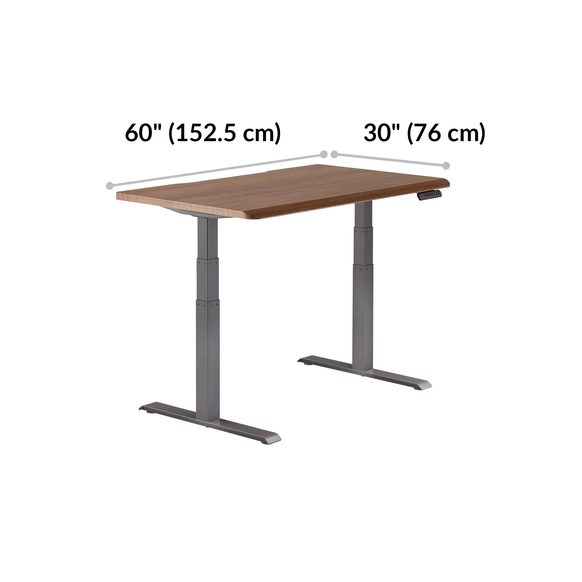 Vari® Electric Standing Desk 60x30 with Comfort Edge™