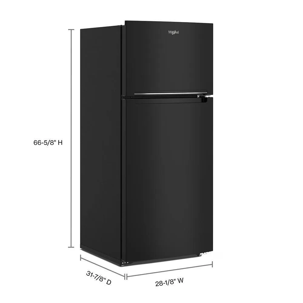 Whirlpool WRTX5028PB 28-inch Wide Top-Freezer Refrigerator - 16.3 Cu. Ft.