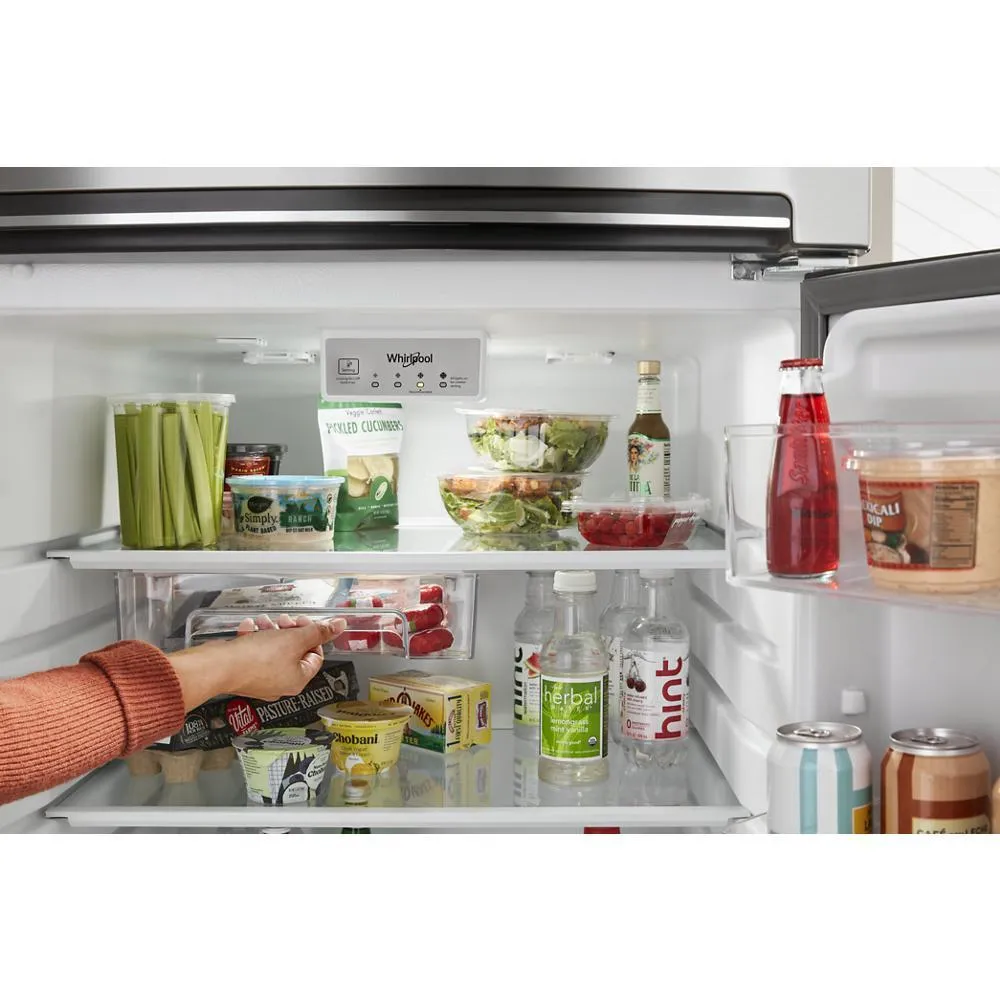 Whirlpool WRTX5028PB 28-inch Wide Top-Freezer Refrigerator - 16.3 Cu. Ft.