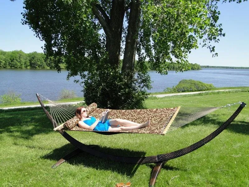 Wicker Hammock Stand