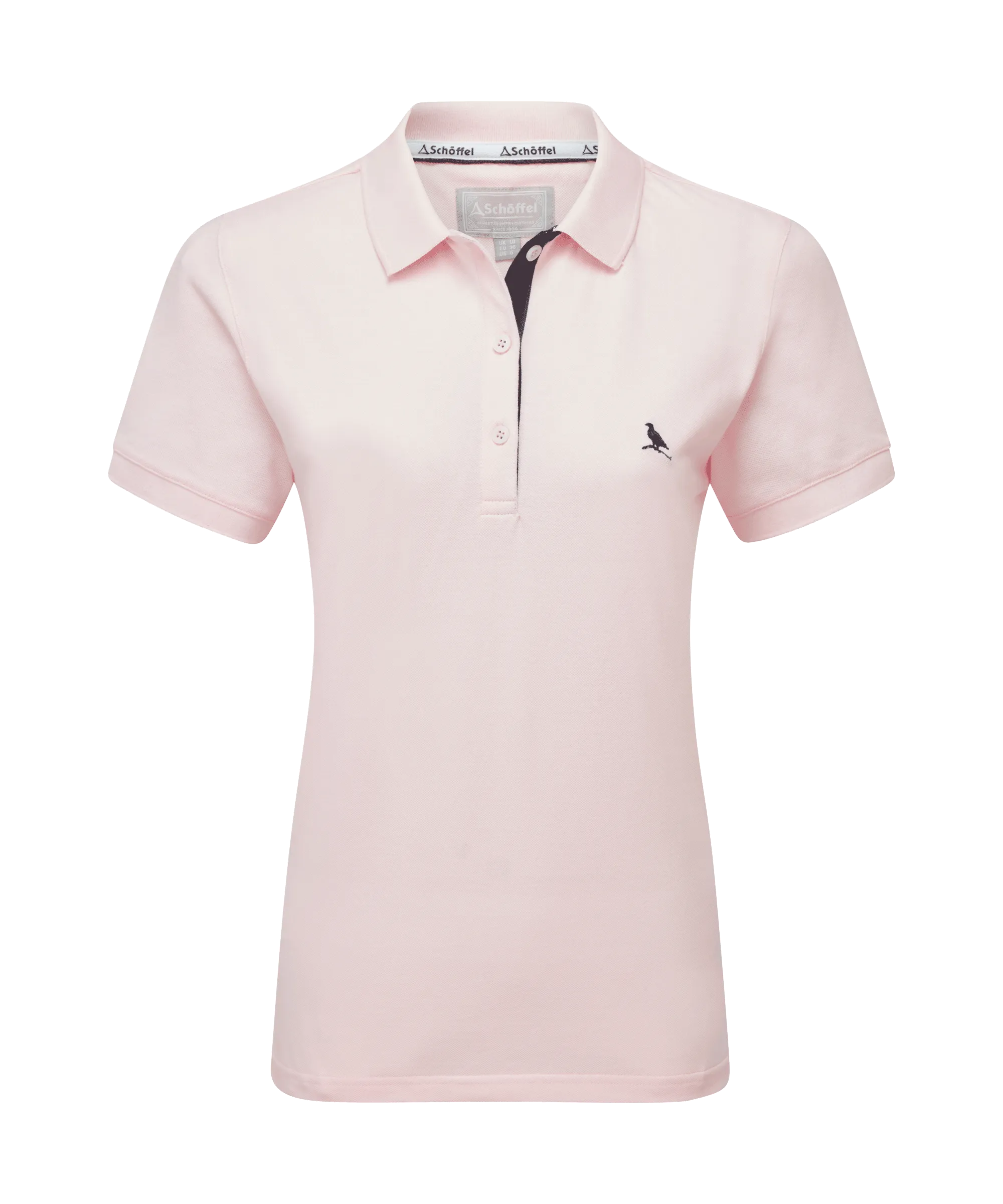 Women's St Ives Polo Shirt - Pale Pink