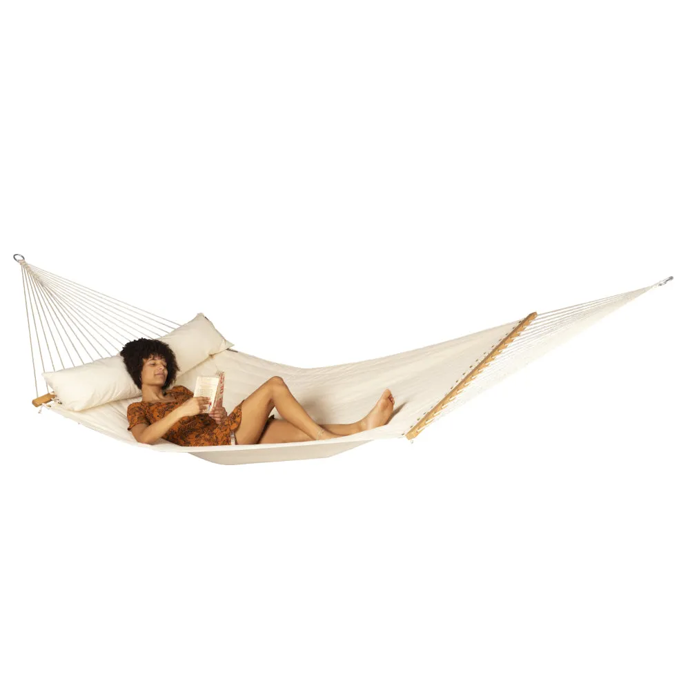 Wooden Hammock Stand and King Spreader Bar Hammock