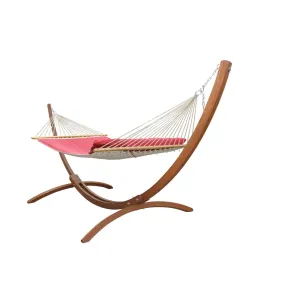 Wooden Hammock Stand and King Spreader Bar Hammock